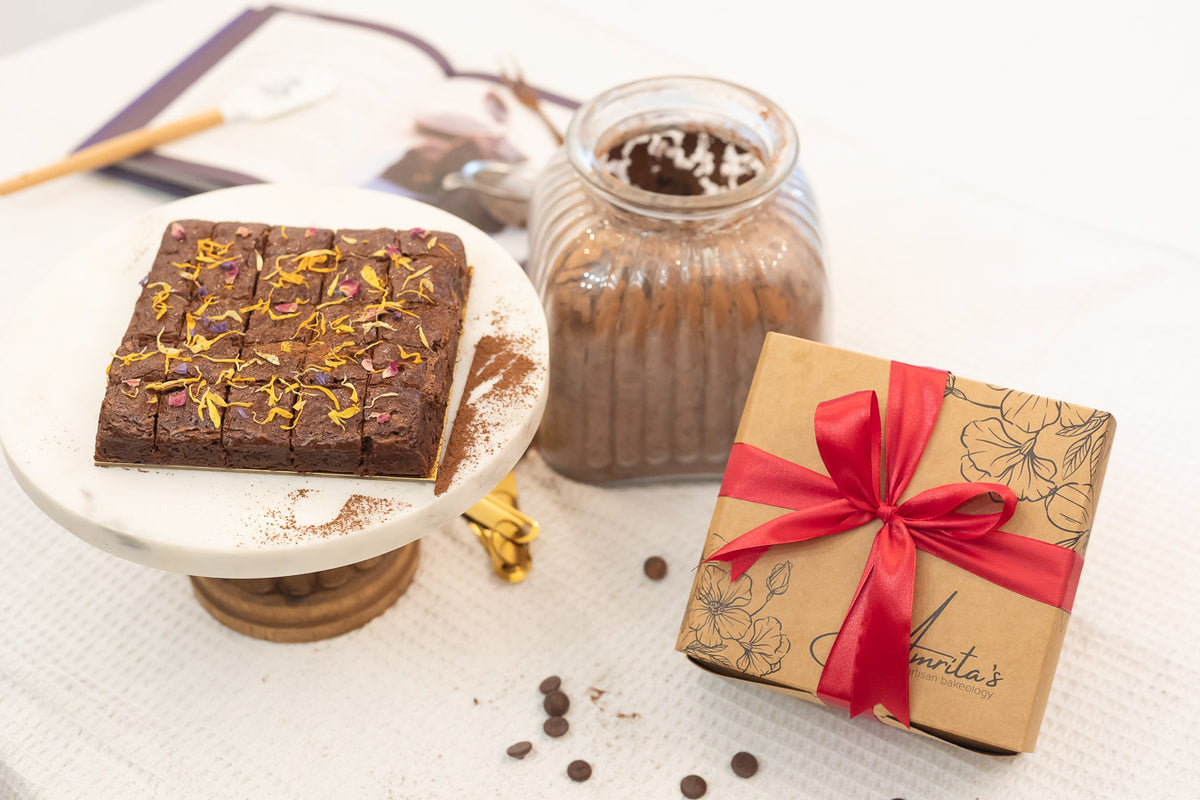Buy Amrita's Artisan Bakeology Belgian Chocolate Brownies Baggie's